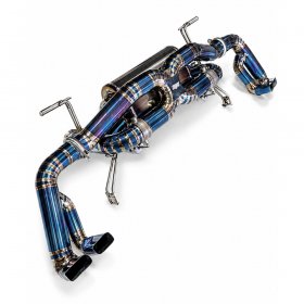 AVT AUDI R8 V10 GEN2 2015-2018 TITANIUM Valved Silenced / Straight Pipe Cat Back Exhaust System