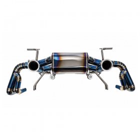 AVT AUDI R8 V8 GEN1 2007-2012 TITANIUM Valved Silenced / Straight Pipe Cat Back Exhaust System