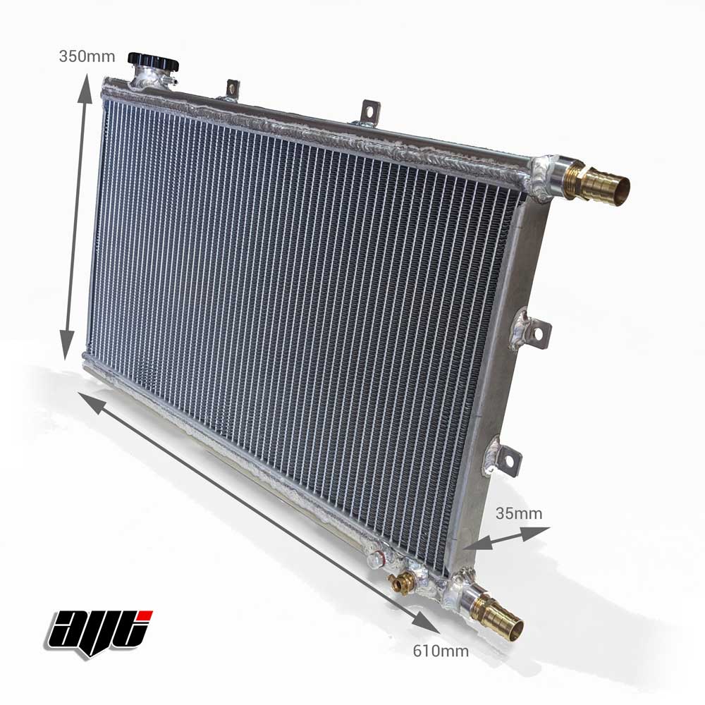 AVT 24" x 14" Alloy Chargecooler Radiator 610mm x 350mm