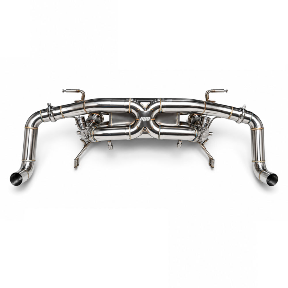 AVT AUDI R8 V10 GEN2 2018-2023 OPF DELETE Valved Silenced / Straight Pipe Cat Back Stainless Exhaust System
