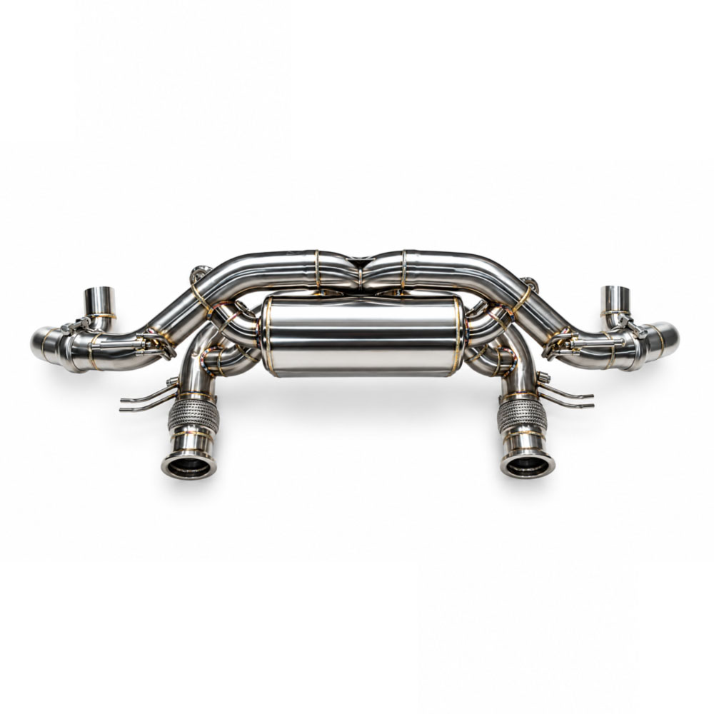AVT AUDI R8 V10 GEN2 2018-2023 OPF DELETE Valved Silenced / Straight Pipe Cat Back Stainless Exhaust System