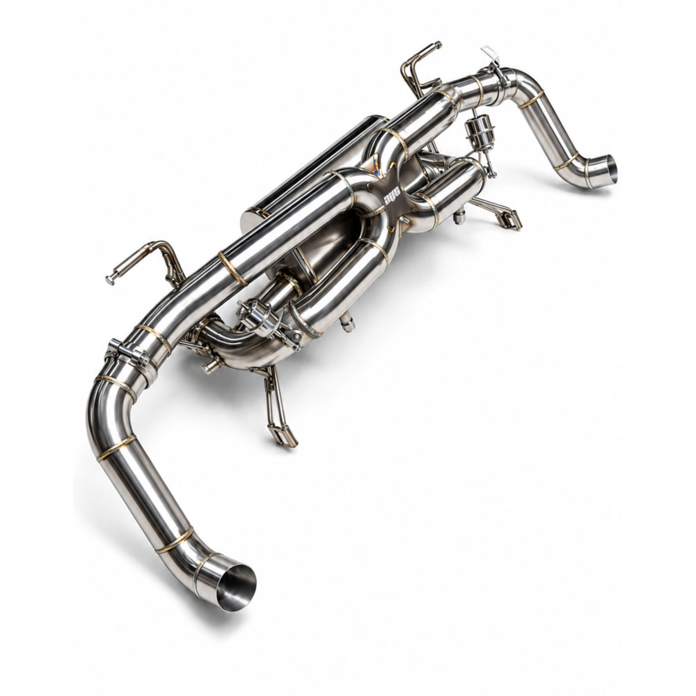 AVT AUDI R8 V10 GEN2 2018-2023 OPF DELETE Valved Silenced / Straight Pipe Cat Back Stainless Exhaust System