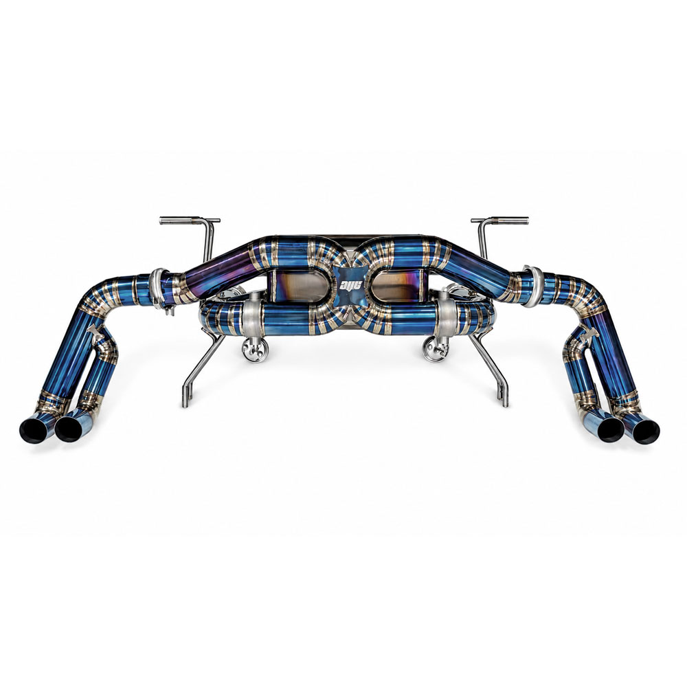 AVT LAMBORGHINI HURACAN LP580/LP610 2014+ TITANIUM Valved Silenced / Straight Pipe Cat Back Exhaust System